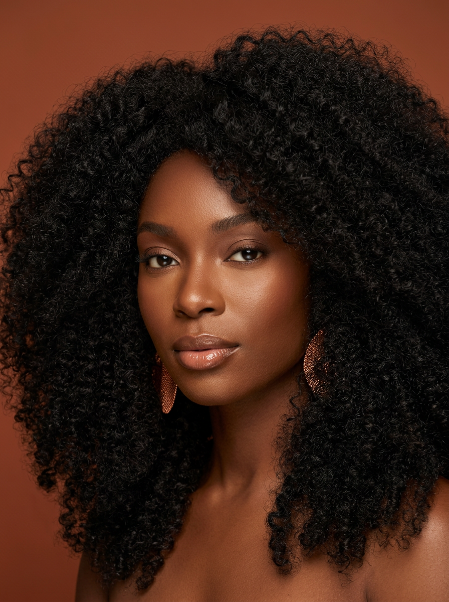 Raw Vietnamese Double Drawn Curly Hair Wig 4 x 4 HD Lace