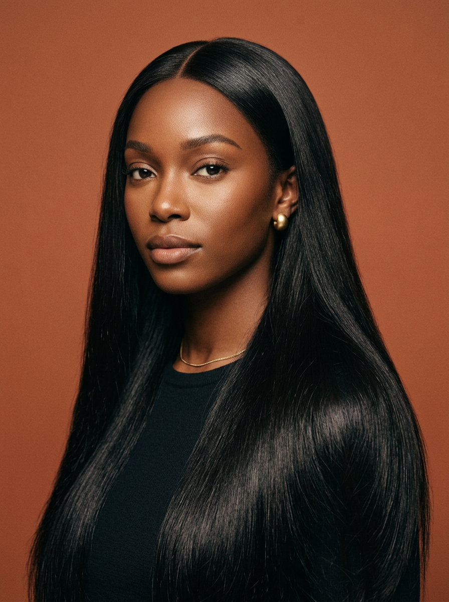 Raw Vietnamese Double Drawn Straight Wig | HD 4x4 Lace Closure